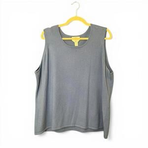 Vintage Periwinkle Cashmere Shell Top